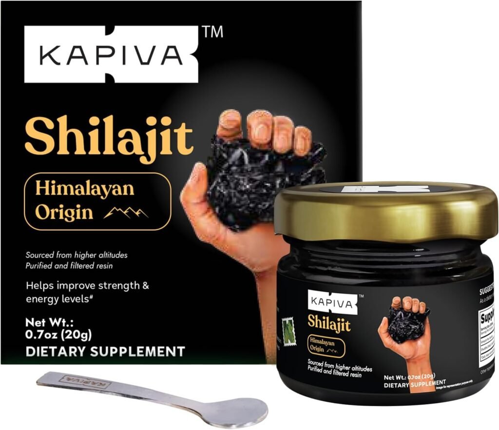 Pure Organic Himalayan Shilajit Resin - Authentic Gold Grade 30G Supplement Best for Men & Women - 85+ Trace Minerals and Rich in Fulvic & Humic.