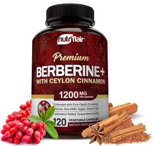 NutriFlair Premium Berberine Plus Ceylon Cinnamon