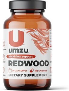 UMZU Redwood Nitric Oxide Supplement | Natural Blood Flow Support with Vitamins, Garlic & L-Leucine | Vegan Super Beets Alternative for Healthy Circulation, Stamina & Energy
